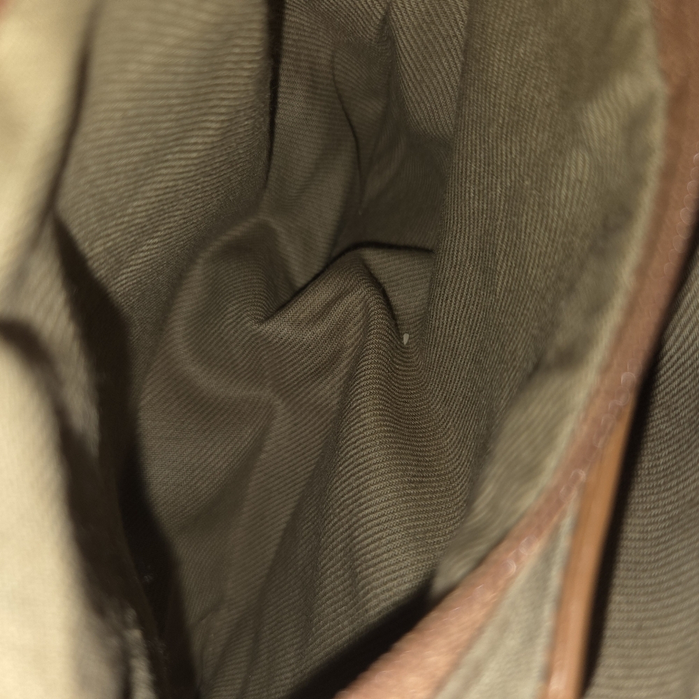 Fossil Tan Woven Shoulder Bag Purse. - Picture 4 of 6